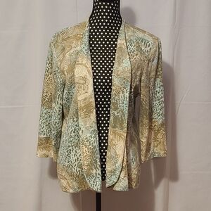 Additions By Chico's Sweater Open Front